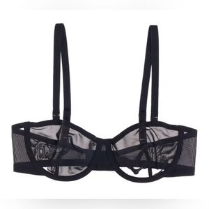 Cuup The Balconette Mesh Bra Sz 34E NWOT